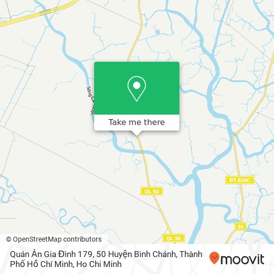 Quán Ăn Gia Đình 179, 50 Huyện Bình Chánh, Thành Phố Hồ Chí Minh map