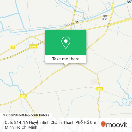 Cafe 814, 1A Huyện Bình Chánh, Thành Phố Hồ Chí Minh map