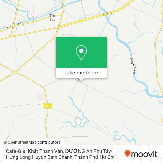 Cafe-Giải Khát Thanh Vân, ĐƯỜNG An Phú Tây-Hưng Long Huyện Bình Chánh, Thành Phố Hồ Chí Minh map