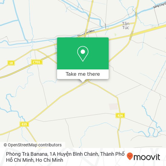 Phòng Trà Banana, 1A Huyện Bình Chánh, Thành Phố Hồ Chí Minh map