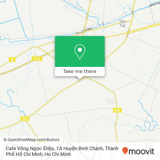 Cafe Võng Ngọc Điệp, 1A Huyện Bình Chánh, Thành Phố Hồ Chí Minh map