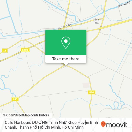 Cafe Hai Loan, ĐƯỜNG Trịnh Như Khuê Huyện Bình Chánh, Thành Phố Hồ Chí Minh map