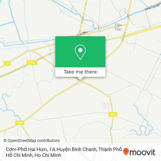 Cơm-Phở Hai Hùm, 1A Huyện Bình Chánh, Thành Phố Hồ Chí Minh map