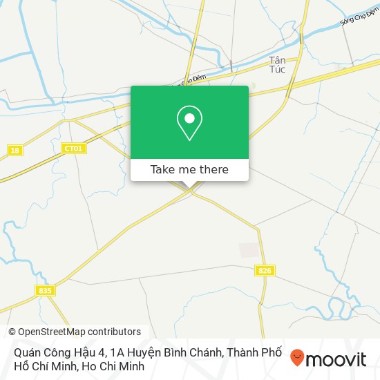 Quán Công Hậu 4, 1A Huyện Bình Chánh, Thành Phố Hồ Chí Minh map