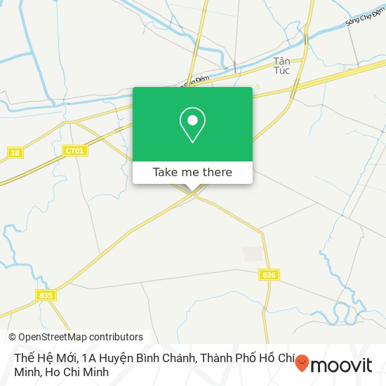 Thế Hệ Mới, 1A Huyện Bình Chánh, Thành Phố Hồ Chí Minh map