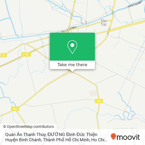 Quán Ăn Thanh Thúy, ĐƯỜNG Đinh Đức Thiện Huyện Bình Chánh, Thành Phố Hồ Chí Minh map