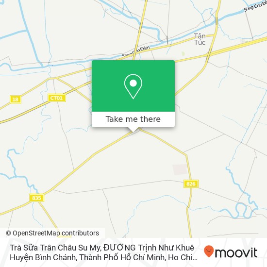 Trà Sữa Trân Châu Su My, ĐƯỜNG Trịnh Như Khuê Huyện Bình Chánh, Thành Phố Hồ Chí Minh map