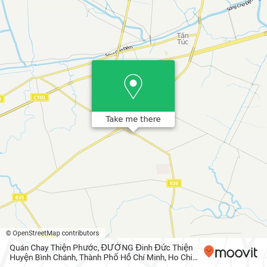 Quán Chay Thiện Phước, ĐƯỜNG Đinh Đức Thiện Huyện Bình Chánh, Thành Phố Hồ Chí Minh map