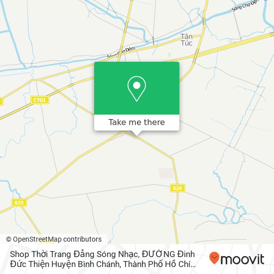 Shop Thời Trang Đẳng Sóng Nhạc, ĐƯỜNG Đinh Đức Thiện Huyện Bình Chánh, Thành Phố Hồ Chí Minh map