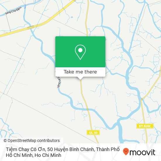 Tiệm Chay Cô Ơn, 50 Huyện Bình Chánh, Thành Phố Hồ Chí Minh map