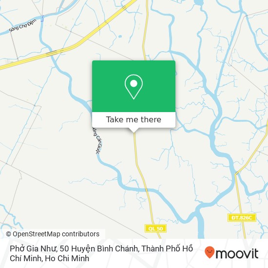 Phở Gia Như, 50 Huyện Bình Chánh, Thành Phố Hồ Chí Minh map