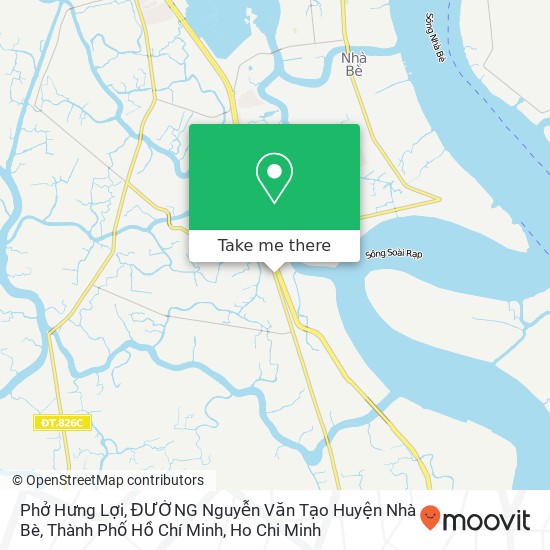 Phở Hưng Lợi, ĐƯỜNG Nguyễn Văn Tạo Huyện Nhà Bè, Thành Phố Hồ Chí Minh map