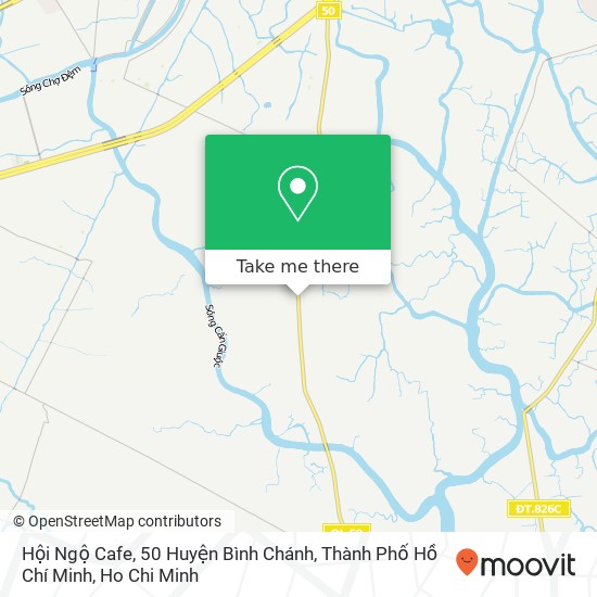 Hội Ngộ Cafe, 50 Huyện Bình Chánh, Thành Phố Hồ Chí Minh map