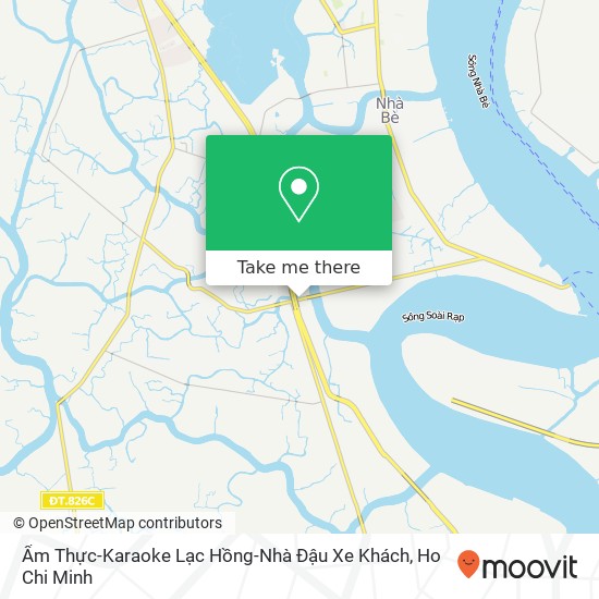 Ẩm Thực-Karaoke Lạc Hồng-Nhà Đậu Xe Khách map