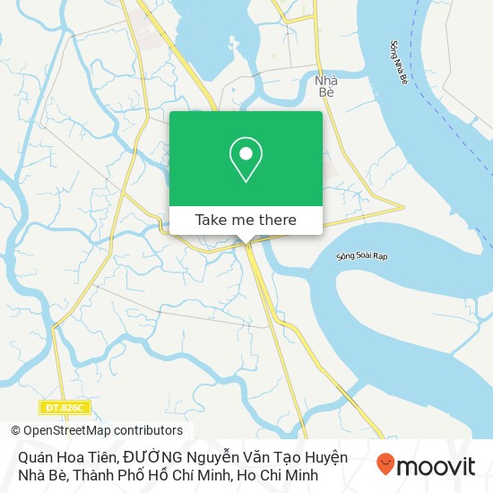 Quán Hoa Tiên, ĐƯỜNG Nguyễn Văn Tạo Huyện Nhà Bè, Thành Phố Hồ Chí Minh map