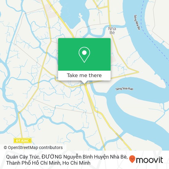 Quán Cây Trúc, ĐƯỜNG Nguyễn Bình Huyện Nhà Bè, Thành Phố Hồ Chí Minh map