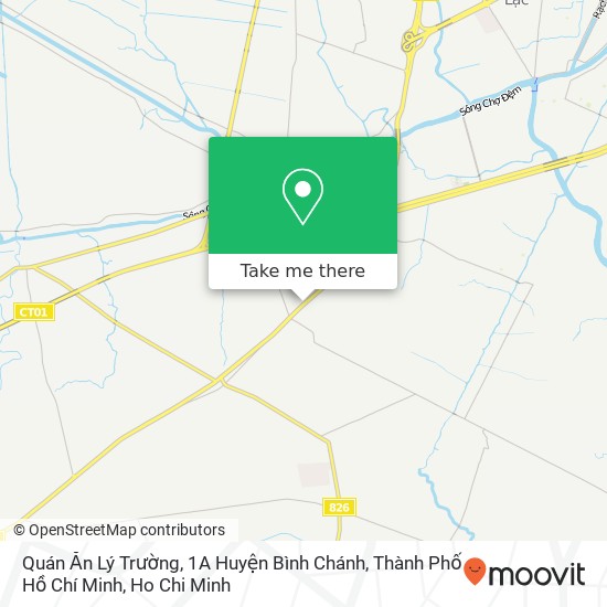 Quán Ăn Lý Trường, 1A Huyện Bình Chánh, Thành Phố Hồ Chí Minh map