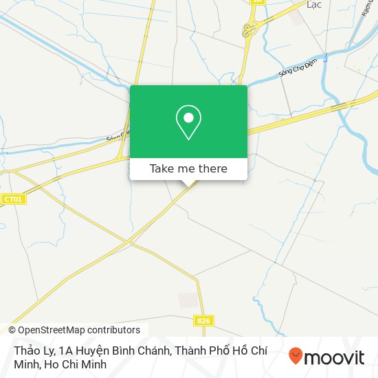 Thảo Ly, 1A Huyện Bình Chánh, Thành Phố Hồ Chí Minh map