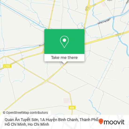 Quán Ăn Tuyết Sơn, 1A Huyện Bình Chánh, Thành Phố Hồ Chí Minh map