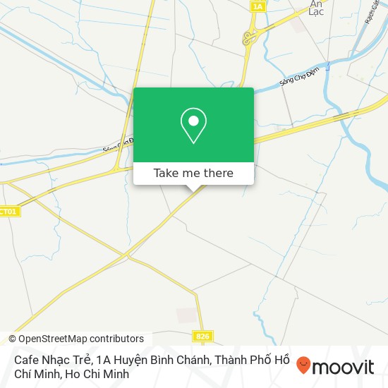Cafe Nhạc Trẻ, 1A Huyện Bình Chánh, Thành Phố Hồ Chí Minh map