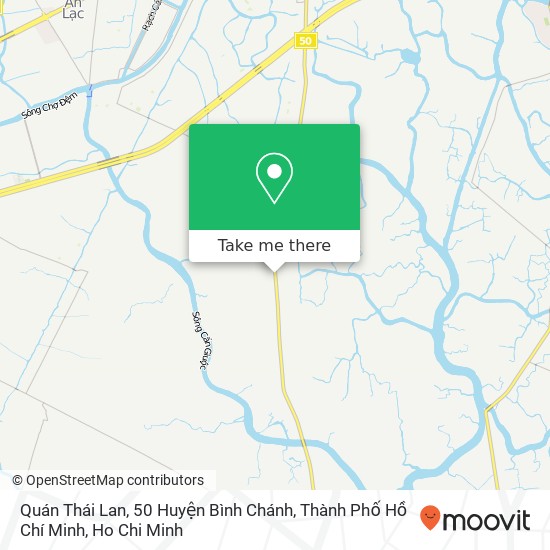 Quán Thái Lan, 50 Huyện Bình Chánh, Thành Phố Hồ Chí Minh map