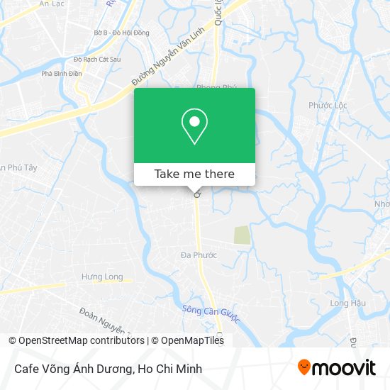 Cafe Võng Ánh Dương map