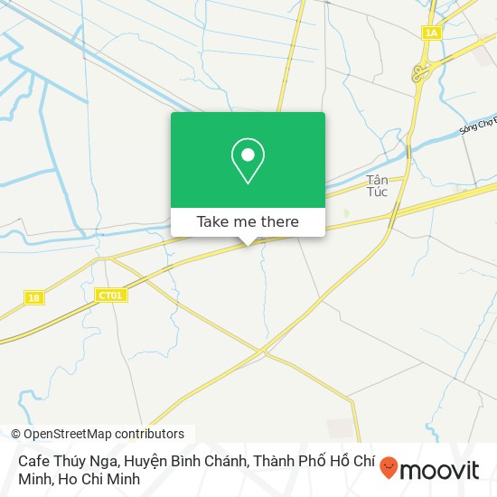 Cafe Thúy Nga, Huyện Bình Chánh, Thành Phố Hồ Chí Minh map