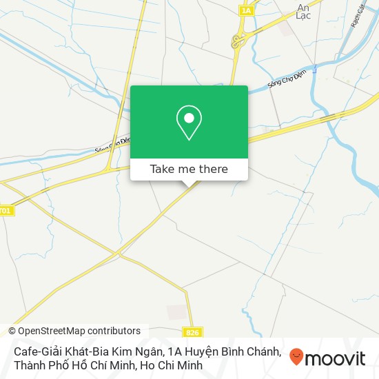 Cafe-Giải Khát-Bia Kim Ngân, 1A Huyện Bình Chánh, Thành Phố Hồ Chí Minh map