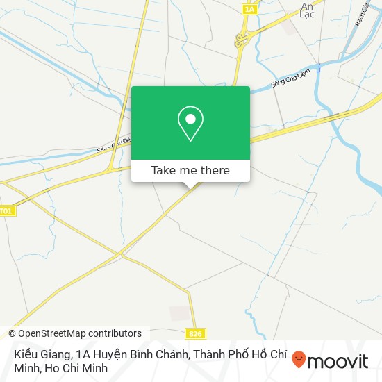 Kiều Giang, 1A Huyện Bình Chánh, Thành Phố Hồ Chí Minh map