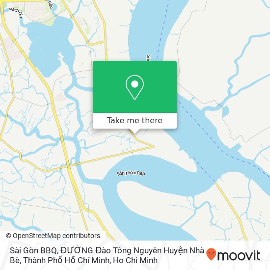 Sài Gòn BBQ, ĐƯỜNG Đào Tông Nguyên Huyện Nhà Bè, Thành Phố Hồ Chí Minh map