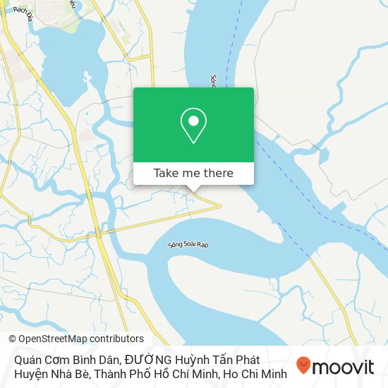 Quán Cơm Bình Dân, ĐƯỜNG Huỳnh Tấn Phát Huyện Nhà Bè, Thành Phố Hồ Chí Minh map