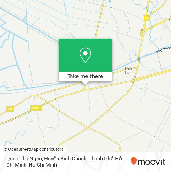 Quán Thu Ngân, Huyện Bình Chánh, Thành Phố Hồ Chí Minh map