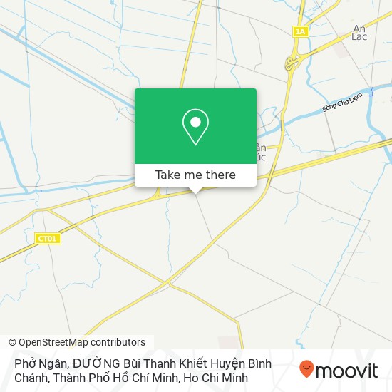 Phở Ngân, ĐƯỜNG Bùi Thanh Khiết Huyện Bình Chánh, Thành Phố Hồ Chí Minh map