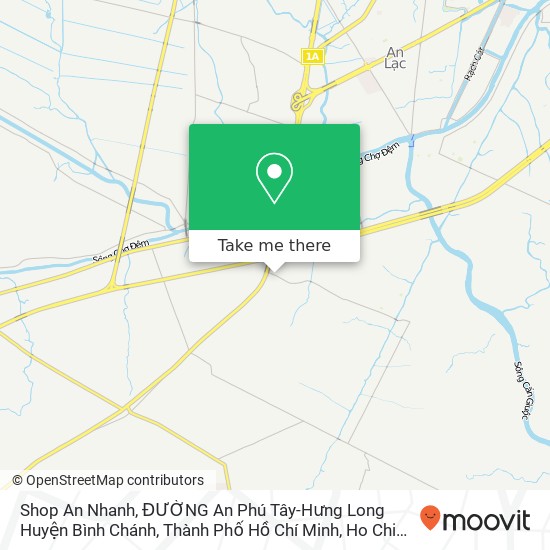 Shop An Nhanh, ĐƯỜNG An Phú Tây-Hưng Long Huyện Bình Chánh, Thành Phố Hồ Chí Minh map
