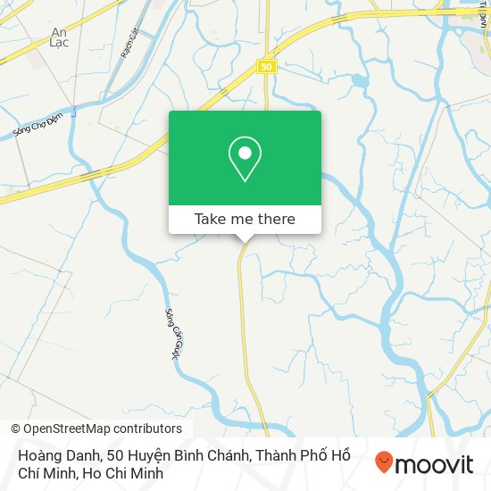 Hoàng Danh, 50 Huyện Bình Chánh, Thành Phố Hồ Chí Minh map