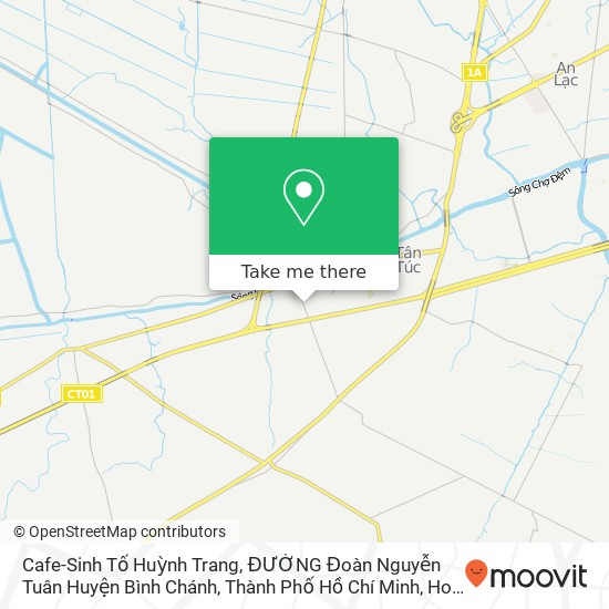 Cafe-Sinh Tố Huỳnh Trang, ĐƯỜNG Đoàn Nguyễn Tuân Huyện Bình Chánh, Thành Phố Hồ Chí Minh map