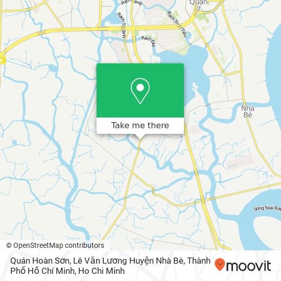Quán Hoàn Sơn, Lê Văn Lương Huyện Nhà Bè, Thành Phố Hồ Chí Minh map