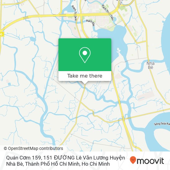 Quán Cơm 159, 151 ĐƯỜNG Lê Văn Lương Huyện Nhà Bè, Thành Phố Hồ Chí Minh map