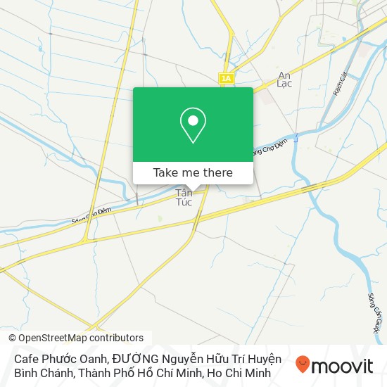 Cafe Phước Oanh, ĐƯỜNG Nguyễn Hữu Trí Huyện Bình Chánh, Thành Phố Hồ Chí Minh map