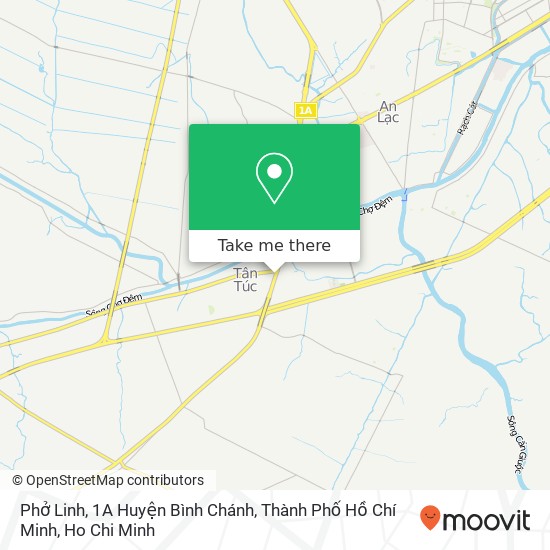 Phở Linh, 1A Huyện Bình Chánh, Thành Phố Hồ Chí Minh map