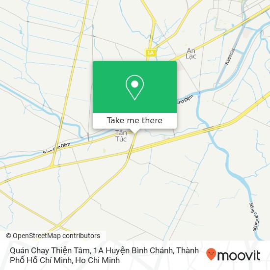 Quán Chay Thiện Tâm, 1A Huyện Bình Chánh, Thành Phố Hồ Chí Minh map