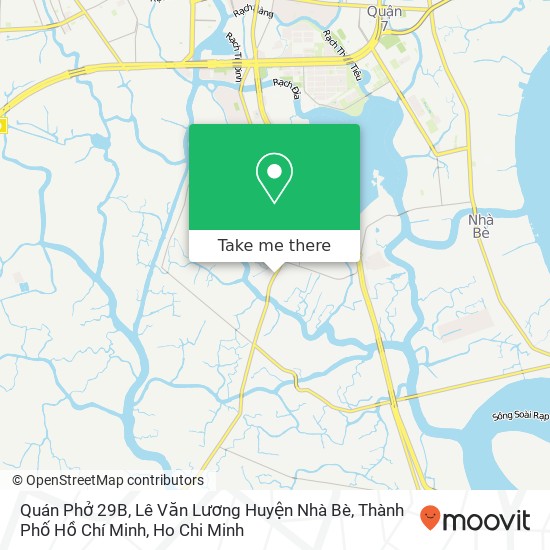 Quán Phở 29B, Lê Văn Lương Huyện Nhà Bè, Thành Phố Hồ Chí Minh map
