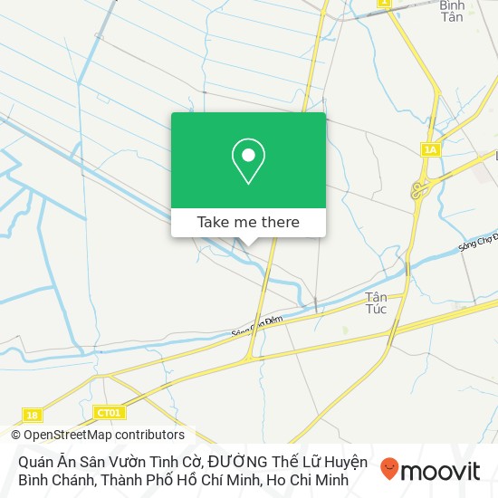 Quán Ăn Sân Vườn Tình Cờ, ĐƯỜNG Thế Lữ Huyện Bình Chánh, Thành Phố Hồ Chí Minh map