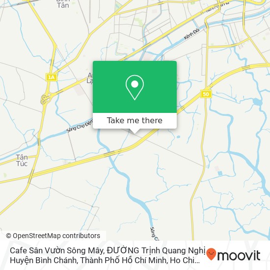 Cafe Sân Vườn Sông Mây, ĐƯỜNG Trịnh Quang Nghị Huyện Bình Chánh, Thành Phố Hồ Chí Minh map