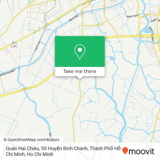Quán Hai Chiêu, 50 Huyện Bình Chánh, Thành Phố Hồ Chí Minh map
