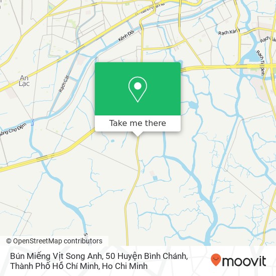 Bún Miếng Vịt Song Anh, 50 Huyện Bình Chánh, Thành Phố Hồ Chí Minh map