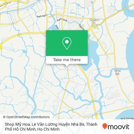 Shop Mỹ Hoa, Lê Văn Lương Huyện Nhà Bè, Thành Phố Hồ Chí Minh map