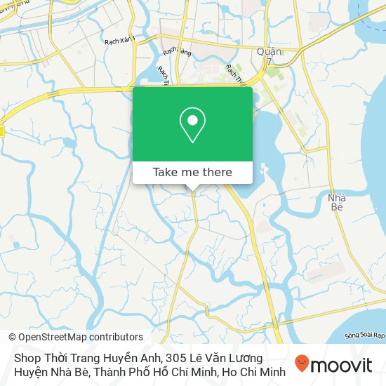 Shop Thời Trang Huyền Anh, 305 Lê Văn Lương Huyện Nhà Bè, Thành Phố Hồ Chí Minh map