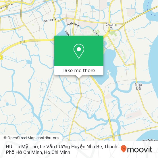 Hủ Tíu Mỹ Tho, Lê Văn Lương Huyện Nhà Bè, Thành Phố Hồ Chí Minh map