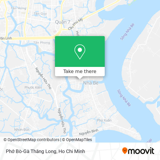 Phở Bò-Gà Thăng Long map